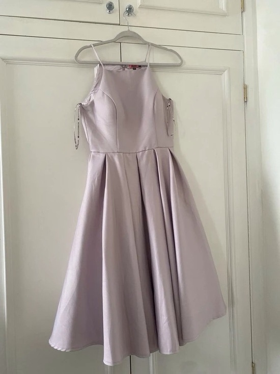 Zara Dresses & Skirts - Zara Lilac Midi Dress with Spaghetti Straps